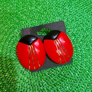 Lovely 💖 lucky 🍀 lady bug earrings.